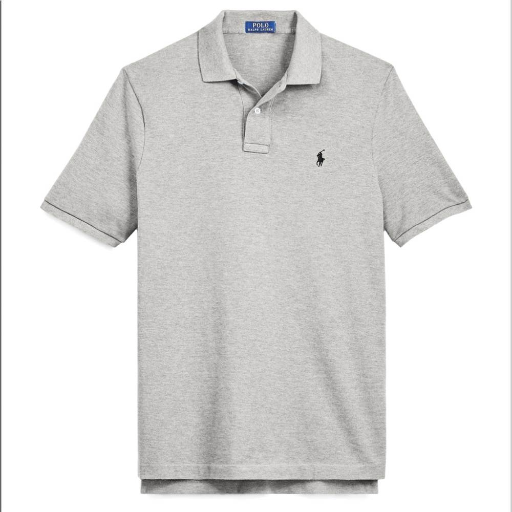 Classic Grey Men’s Polo Shirt